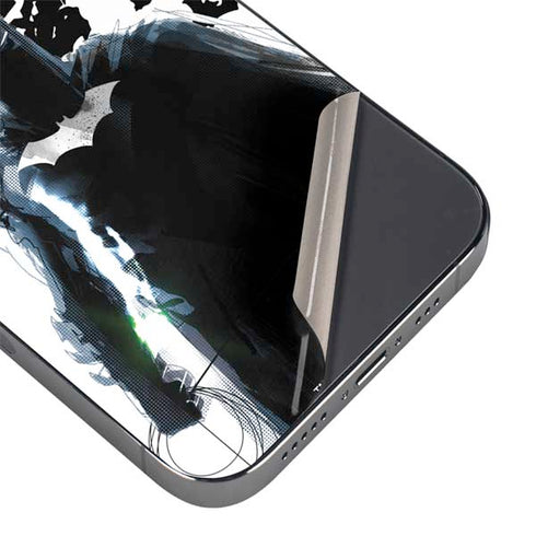 DC Comics Batman Holding batarang Art iPhone 16 Pro Skin